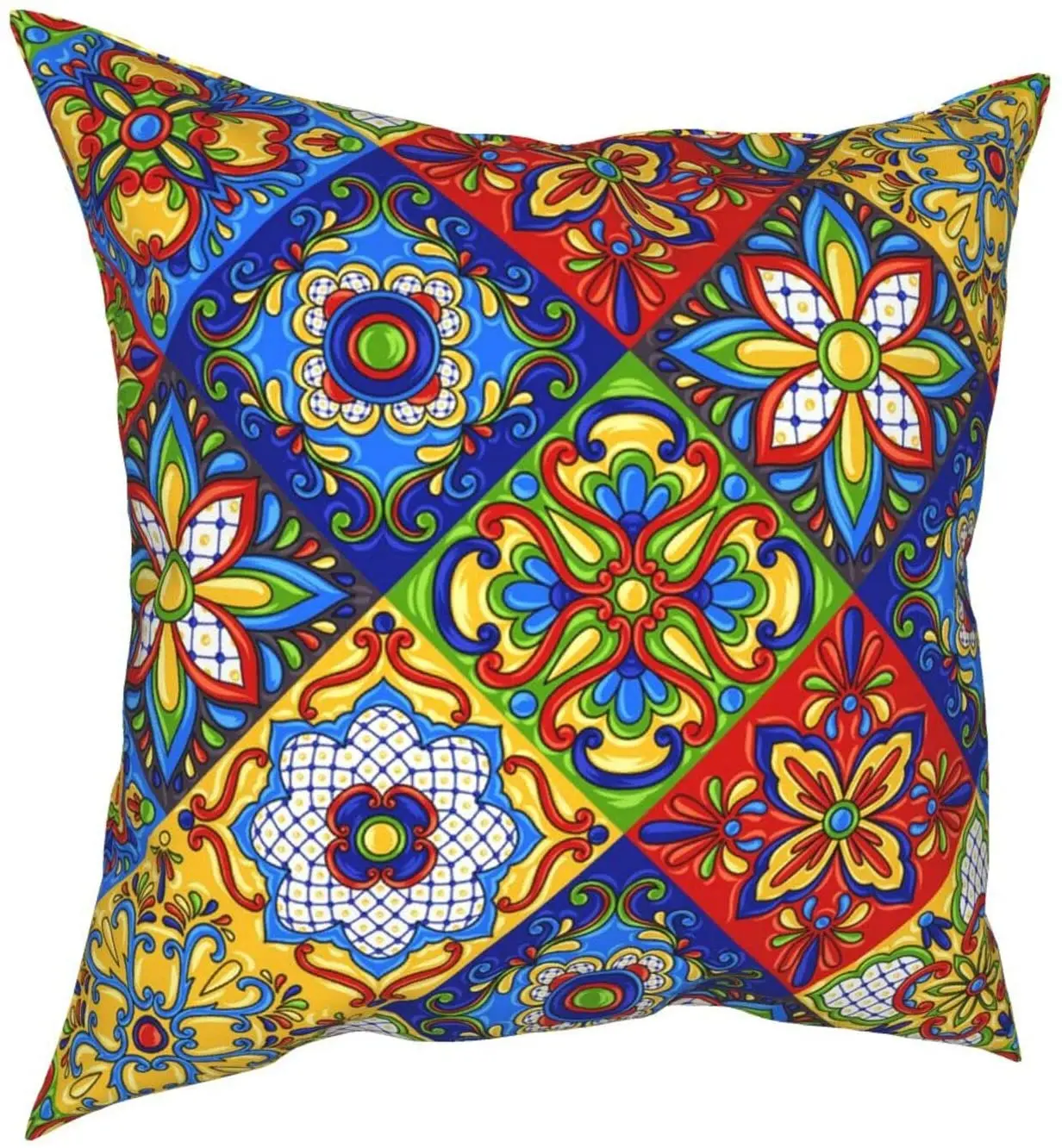Mexican Tiles Four Seasons Four Seasons Throw Pillowcases Home Decoration Square Cushion Cover Double-Sided Printing 12X12
Mexican Tiles Four Seasons Four Seasons Throw Pillowcases Home Decoration Square Cushion Cover Double-Sided Printing 12X12