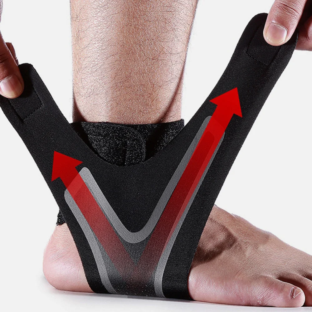 1 Pair Sports Ankle Support Adjustable Stretchy Ankle Brace for Exercise Basketball Ankle Sprain - Size:M (Black)
1 Pair Sports Ankle Support Adjustable Stretchy Ankle Brace for Exercise Basketball Ankle Sprain - Size:M (Black)