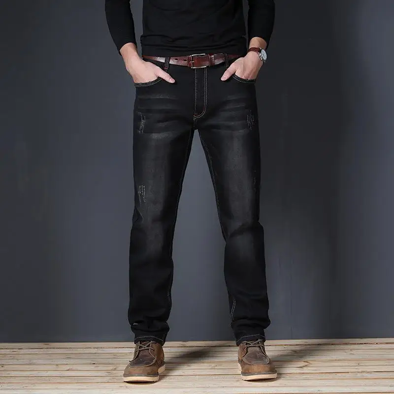 New Arrivals Men's Fashion Stretch Jeans Slim Fit Straight Denim Pants Vintage Trousers
New Arrivals Men's Fashion Stretch Jeans Slim Fit Straight Denim Pants Vintage Trousers