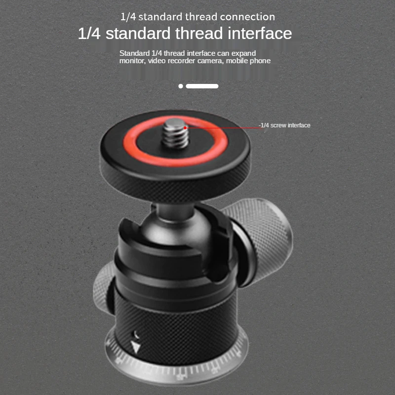 Aluminum Alloy Tripod Mobile Phone Universal Universal Spherical Stabilized 360 Mini Mirrorless Camera Pan/tilt
Aluminum Alloy Tripod Mobile Phone Universal Universal Spherical Stabilized 360 Mini Mirrorless Camera Pan/tilt