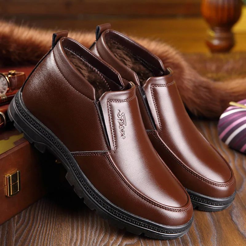 Winter Shoes Men Chelsea Boots Genuine Leather Warm Shoes Men Ankle Boots Fashion Brand Cow Leather Male Footwear 896
Winter Shoes Men Chelsea Boots Genuine Leather Warm Shoes Men Ankle Boots Fashion Brand Cow Leather Male Footwear 896