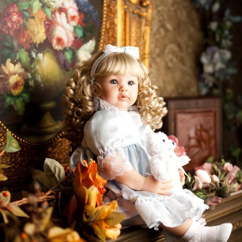 60CM Silicone Born Toddler Baby Doll Simulation Doll Soothing Playmate Reborn Doll Kids Toys Christmas Birthday Gift
60CM Silicone Born Toddler Baby Doll Simulation Doll Soothing Playmate Reborn Doll Kids Toys Christmas Birthday Gift