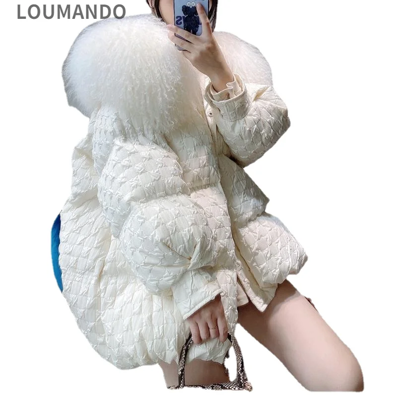 Корейская версия, зимняя куртка с большим меховым воротником, хлопковая Новая женская куртка из плотного хлопка, женское короткое хлопково... 
Корейская версия, зимняя куртка с большим меховым воротником, хлопковая Новая женская куртка из плотного хлопка, женское короткое хлопково...