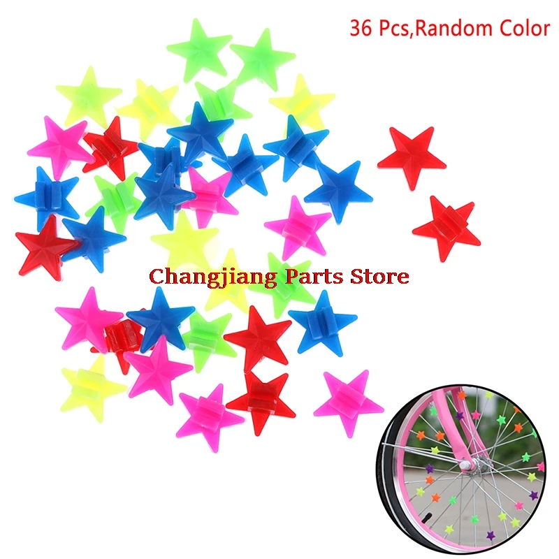 36Pcs Star Bike Bicycle Wheel Spoke Beads Luminous Plastic Clip Spoke Bead Bicycle Beads Wire Beads Decorations (Mix Color)
36Pcs Star Bike Bicycle Wheel Spoke Beads Luminous Plastic Clip Spoke Bead Bicycle Beads Wire Beads Decorations (Mix Color)