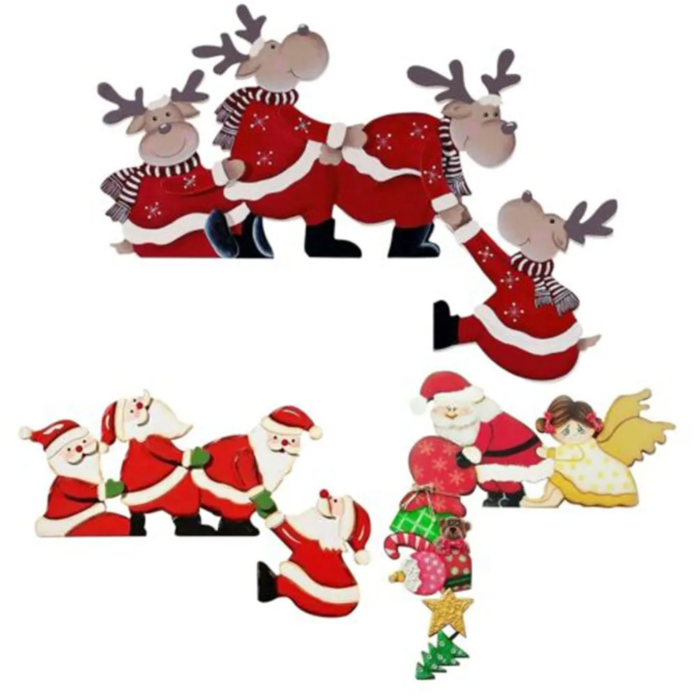 20*10cmChristmas Door Frame Decoration Santa Claus Christmas Elk Wooden Decoration Door Frame Wood Trim Xmas Door Decor For Home
20*10cmChristmas Door Frame Decoration Santa Claus Christmas Elk Wooden Decoration Door Frame Wood Trim Xmas Door Decor For Home