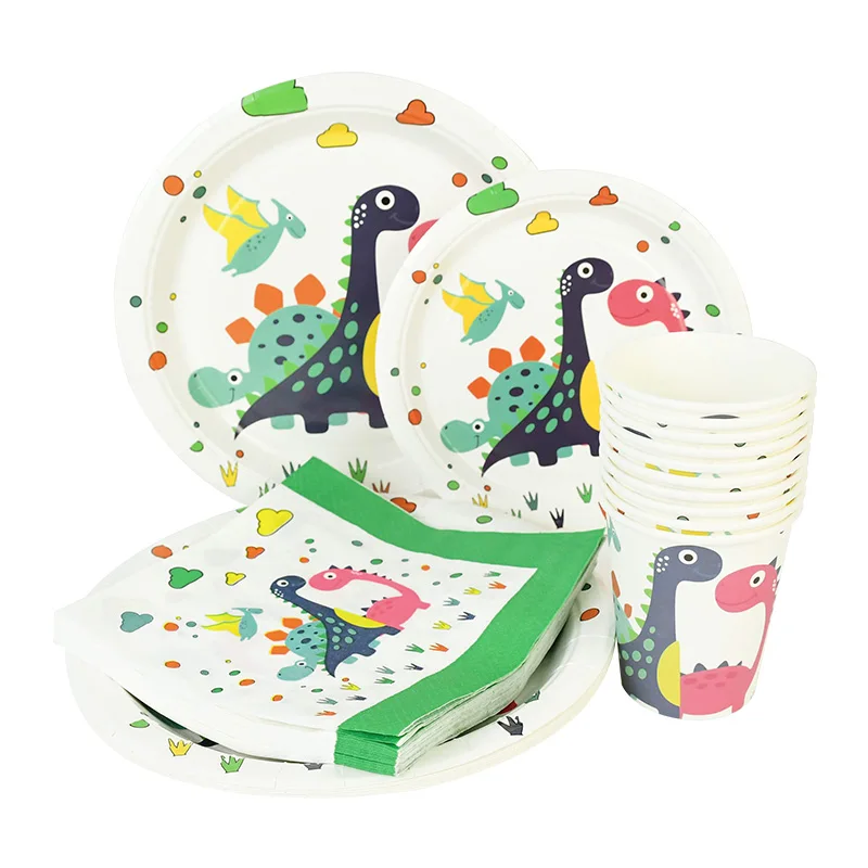 Dinosaur Family Print Theme Disposable Tableware Plate Cup Napkin DIY Birthday Wedding Home Party Desktop Decor Kitchen Supplies
Dinosaur Family Print Theme Disposable Tableware Plate Cup Napkin DIY Birthday Wedding Home Party Desktop Decor Kitchen Supplies