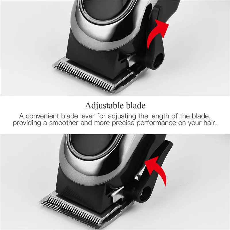 CkeyiN Professional Rechargeable Hair Clipper Titanium Ceramic Electric Hair Trimmer LCD Display Hair Cutting Machine Haircut
CkeyiN Professional Rechargeable Hair Clipper Titanium Ceramic Electric Hair Trimmer LCD Display Hair Cutting Machine Haircut