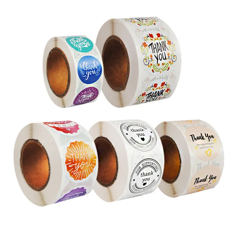 1inch/1.5inch Thank You Sticker Colorful Flower Label Takeaway Gift Decoration Self-adhesive Sealing Sticker Party Decoration
1inch/1.5inch Thank You Sticker Colorful Flower Label Takeaway Gift Decoration Self-adhesive Sealing Sticker Party Decoration