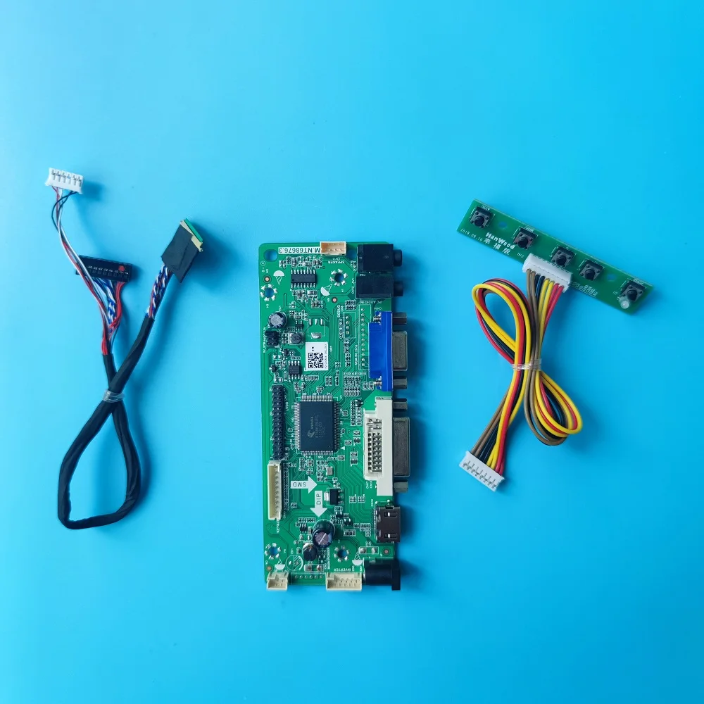 Для B156XTN02/B156XTN02.0/B156XTN02.2/2,1/2,3/2,4 M.NT68676 1366X76 8 плата драйвера контроллера панели DVI HDMI-совместимая с AUO 15,6"
Для B156XTN02/B156XTN02.0/B156XTN02.2/2,1/2,3/2,4 M.NT68676 1366X76 8 плата драйвера контроллера панели DVI HDMI-совместимая с AUO 15,6"