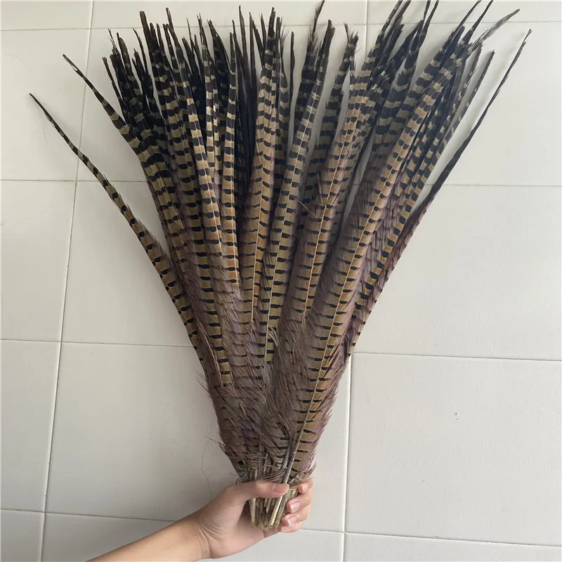 Factory 20pcs/lot High Quality Pheasant Tail Feathers 28-32inches /70-80CM Accessories Dancers Crafts Christmas DIY Plume
Factory 20pcs/lot High Quality Pheasant Tail Feathers 28-32inches /70-80CM Accessories Dancers Crafts Christmas DIY Plume