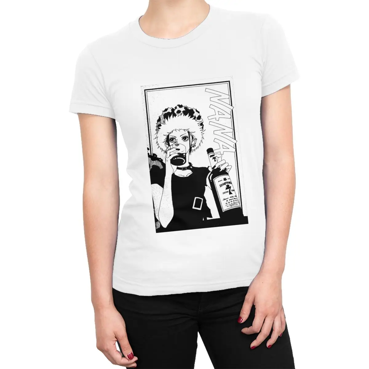 Women T-Shirt NANA Osaki Manga Anime Novelty 100% Cotton Tee Shirt Short Sleeve Nana Girls T Shirt Crewneck Clothing Summer
Women T-Shirt NANA Osaki Manga Anime Novelty 100% Cotton Tee Shirt Short Sleeve Nana Girls T Shirt Crewneck Clothing Summer