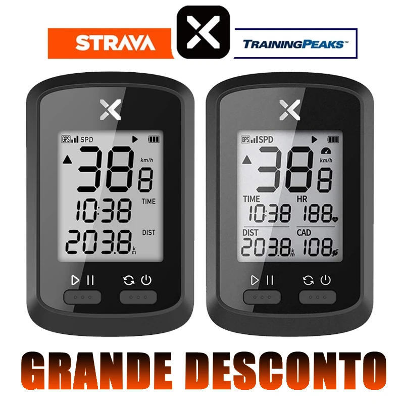 XOSS G+ Bicycle Speedometer Cycling Computer Bluetooth ANT+ Cadence Sensor Road Bike Odometer MTB Stopwatch GPS Cyclocomputer
XOSS G+ Bicycle Speedometer Cycling Computer Bluetooth ANT+ Cadence Sensor Road Bike Odometer MTB Stopwatch GPS Cyclocomputer