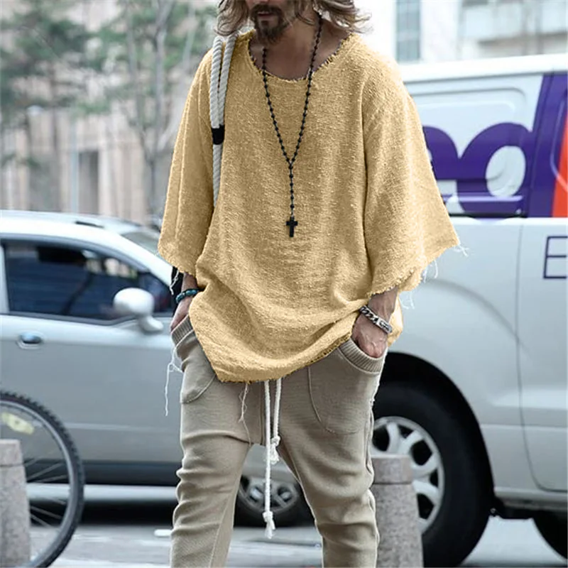 European and American men's 2021 long-sleeved solid color top trendy loose T-shirt men s-3XL
European and American men's 2021 long-sleeved solid color top trendy loose T-shirt men s-3XL