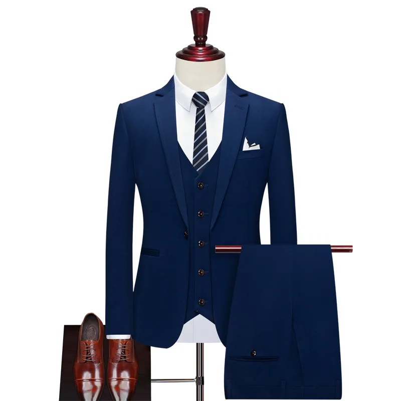 New Arrival Jacket+Vest+Pants Men's Suits Three-piece Set Male Business Casual Blazers Set Slim Fit Best-Selling Man Suits
New Arrival Jacket+Vest+Pants Men's Suits Three-piece Set Male Business Casual Blazers Set Slim Fit Best-Selling Man Suits