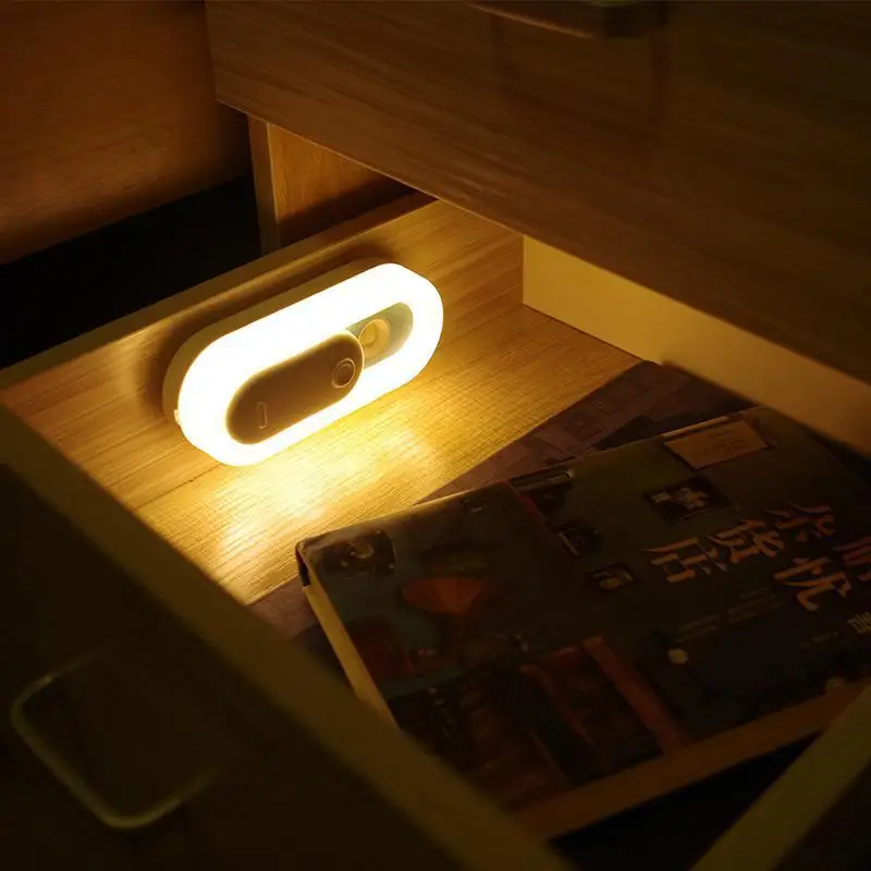 

Светодиодный ночсветильник с USB-зарядкой и датчиком движения, Индукционная лампа для коридора, кабинета, прикроватного столика