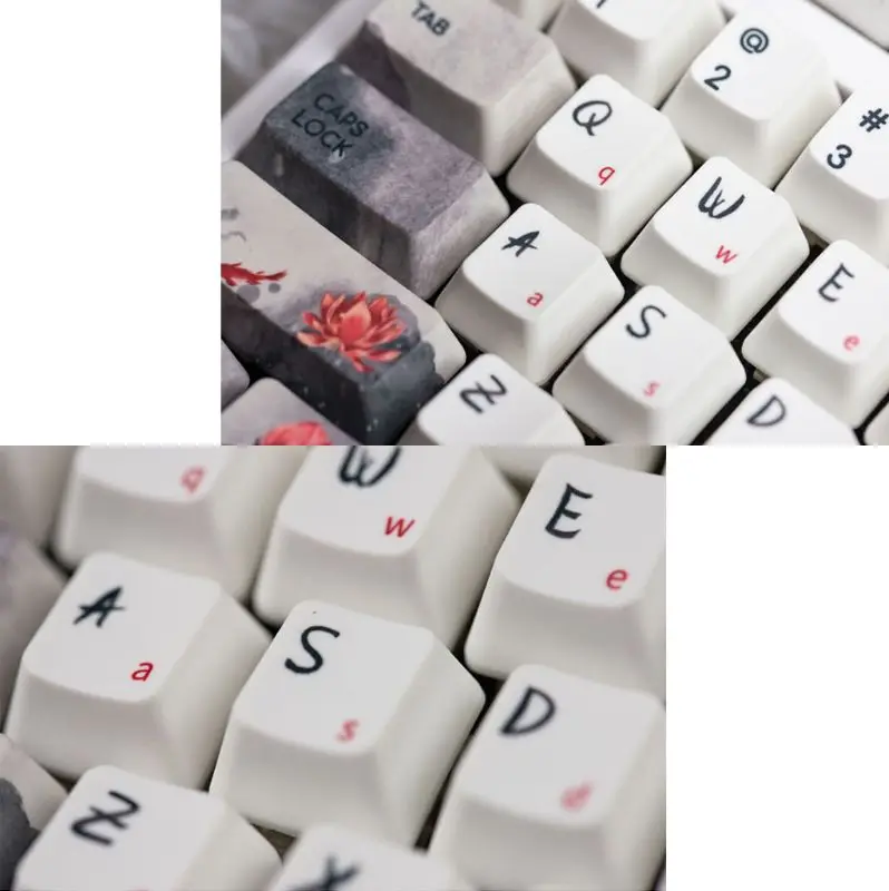 5 Sides Dye-Sublimation 108 Keys OEM PBT Keycaps Full Set Mechanical Keyboard Keycaps Ink Koi Nobori Carp Keycaps
5 Sides Dye-Sublimation 108 Keys OEM PBT Keycaps Full Set Mechanical Keyboard Keycaps Ink Koi Nobori Carp Keycaps