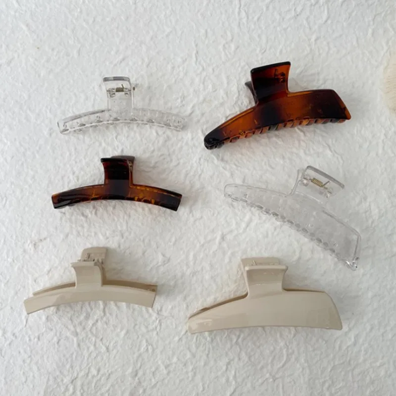New Fashion Retro Temperament Simple Acrylic Hair Clip For Women Large Ponytail Clip Hairpin Claws Headwear Hair Accessories
New Fashion Retro Temperament Simple Acrylic Hair Clip For Women Large Ponytail Clip Hairpin Claws Headwear Hair Accessories