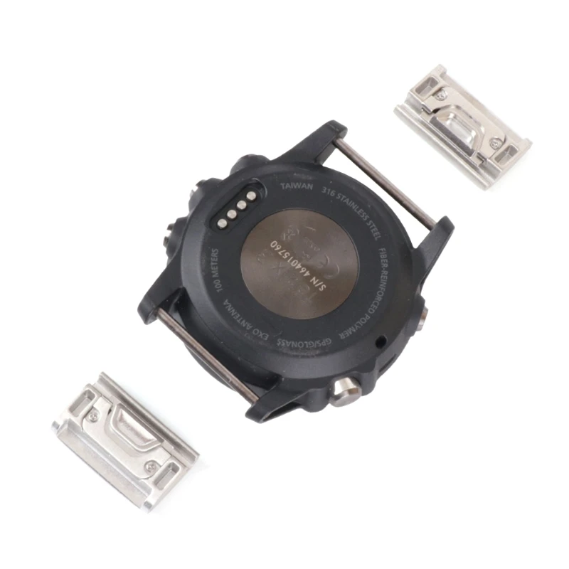 1 Pair 20/22/26mm Metal Watch Band Quick Release Clasp Adapter Connector for Fenix 5X/Fenix 3/Fenix 3 HR/Fenix 5/5S/Quatix 5
1 Pair 20/22/26mm Metal Watch Band Quick Release Clasp Adapter Connector for Fenix 5X/Fenix 3/Fenix 3 HR/Fenix 5/5S/Quatix 5