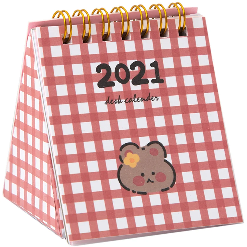 Kawaii small desk calendar 2021 notepad page turning cute creative desktop decoration reminder card countdown stationery
Kawaii small desk calendar 2021 notepad page turning cute creative desktop decoration reminder card countdown stationery