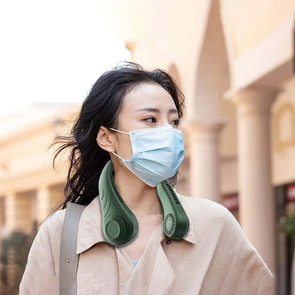 Handheld Fan, Mini Neck-hanging Hand-free Personal Fan USB Rechargeable Fan 3-Speed Running Shopping Exercising Wearable Fan
Handheld Fan, Mini Neck-hanging Hand-free Personal Fan USB Rechargeable Fan 3-Speed Running Shopping Exercising Wearable Fan