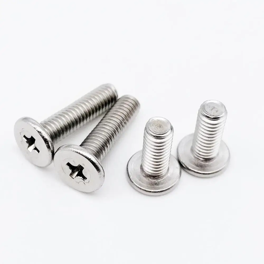 10/50pcs CM M2 M2.5 M3 M4 304 Stainless Steel Cross Phillips Ultra Thin Super Low Flat Wafer Head Screw Bolt for Laptop Computer
10/50pcs CM M2 M2.5 M3 M4 304 Stainless Steel Cross Phillips Ultra Thin Super Low Flat Wafer Head Screw Bolt for Laptop Computer