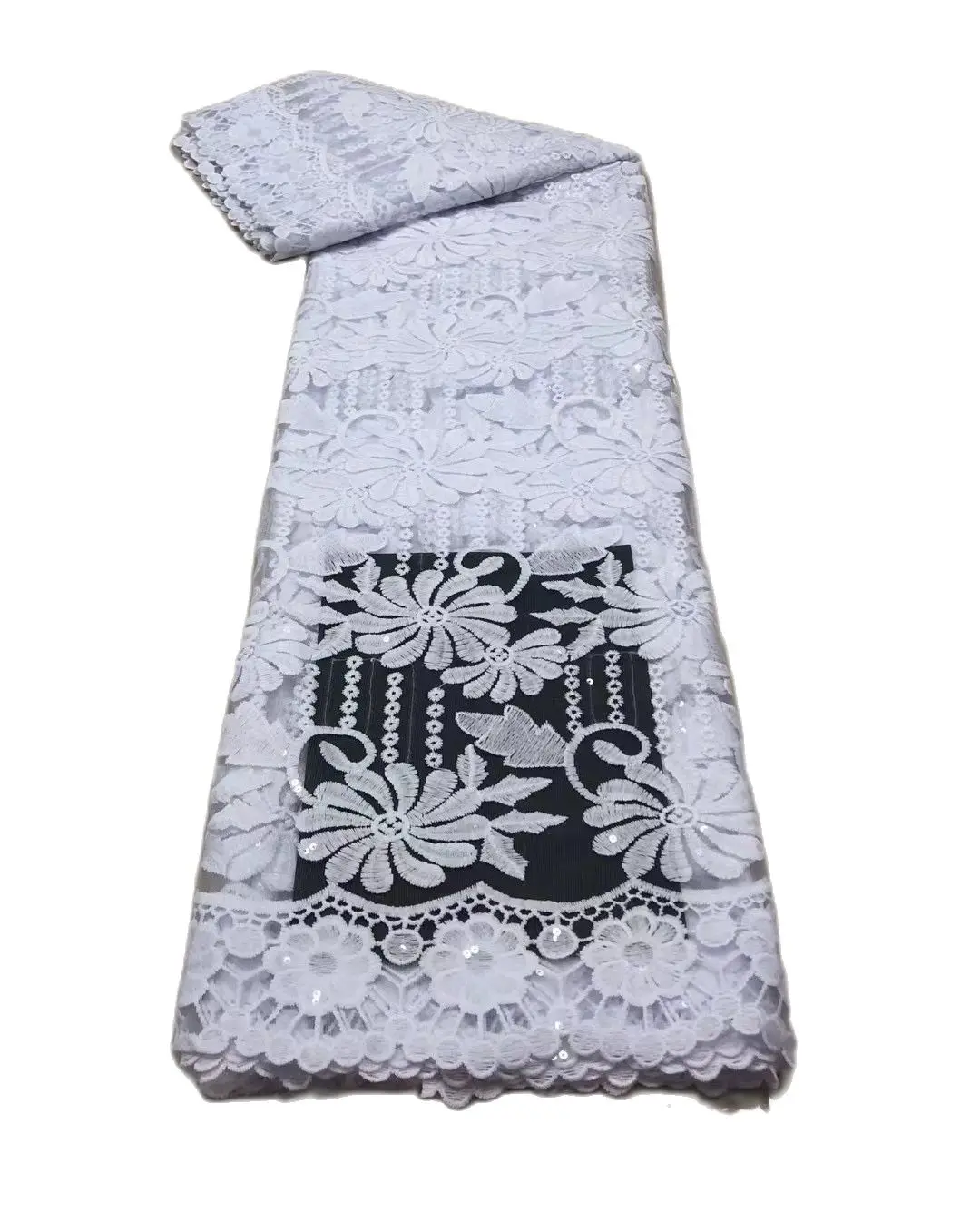 2022 New African High Quality Tulle Lace Swiss Design Embroidered Milk Silk Sequins Fabric For Woman arty Dress Materia
2022 New African High Quality Tulle Lace Swiss Design Embroidered Milk Silk Sequins Fabric For Woman arty Dress Materia