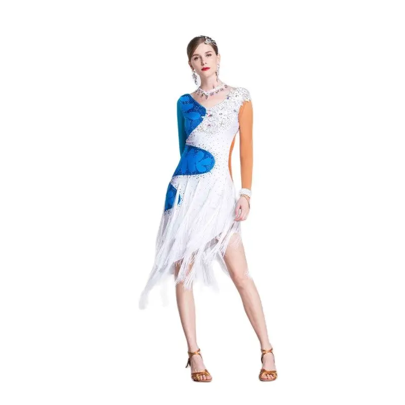 L-18297 Hand MadeLatin Woman Wear Samba Competition Adult Tassel High Quality Sexy Fringe Dancing Latin Dance Dress
L-18297 Hand MadeLatin Woman Wear Samba Competition Adult Tassel High Quality Sexy Fringe Dancing Latin Dance Dress