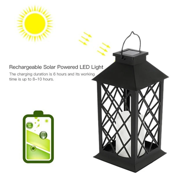 1 Pcs Solar Lantern Hanging Light LED Candle Yard Outdoor Patio Garden Lamp for Patio Landscape Yard Waterproof
1 Pcs Solar Lantern Hanging Light LED Candle Yard Outdoor Patio Garden Lamp for Patio Landscape Yard Waterproof