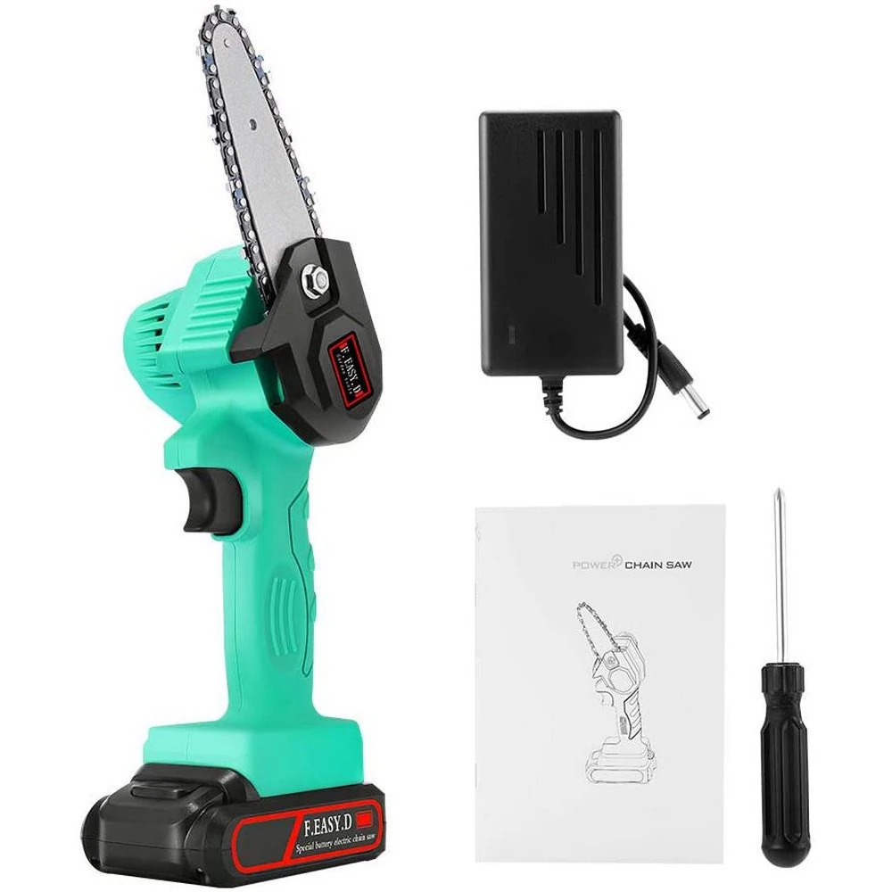 4 Inch Mini Electric Shears Electric Pruner Chainsaw Lithium Rechargeable Electric Battery Cordless Chain Saw Gardening Tools 
4 Inch Mini Electric Shears Electric Pruner Chainsaw Lithium Rechargeable Electric Battery Cordless Chain Saw Gardening Tools