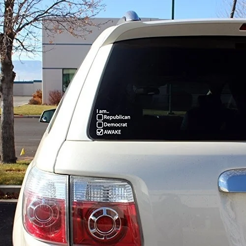 I am Awake window decal sticker Anonymous republican democrat masonic government
I am Awake window decal sticker Anonymous republican democrat masonic government