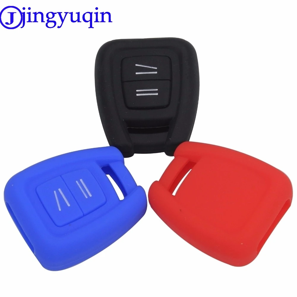 Силиконовый чехол jingyuqin для Vauxhall Opel Holden Astra Zafira Vectra Tigra Omega Signum fron 2 кнопки|2 button|key case