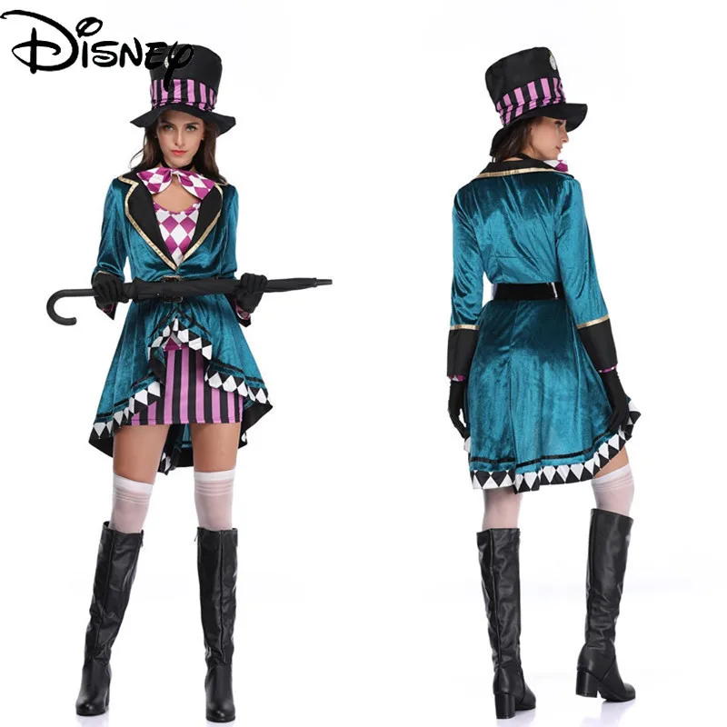 Disney оригинальные Le Chapelier фу костюмы на Хэллоуин для Для женщин Алиса: безумие возвращается выступление мага костюм зверь Мистик сценический...
Disney оригинальные Le Chapelier фу костюмы на Хэллоуин для Для женщин Алиса: безумие возвращается выступление мага костюм зверь Мистик сценический...