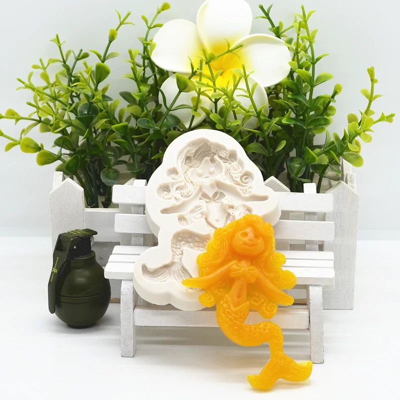 Cute Curls Mermaid Silicone Mold Resin Kitchen Baking Tool DIY Cake Chocolate Fondant Moulds Dessert Pastry Lace Decoration
Cute Curls Mermaid Silicone Mold Resin Kitchen Baking Tool DIY Cake Chocolate Fondant Moulds Dessert Pastry Lace Decoration