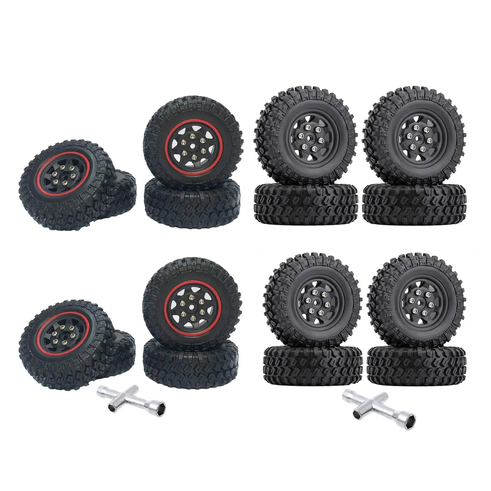 4Pcs 1/16 RC Rubber Tires for Xiaomi Xmykc01cm Jimny RC Hobby Car Vehicles Accessories Parts
4Pcs 1/16 RC Rubber Tires for Xiaomi Xmykc01cm Jimny RC Hobby Car Vehicles Accessories Parts