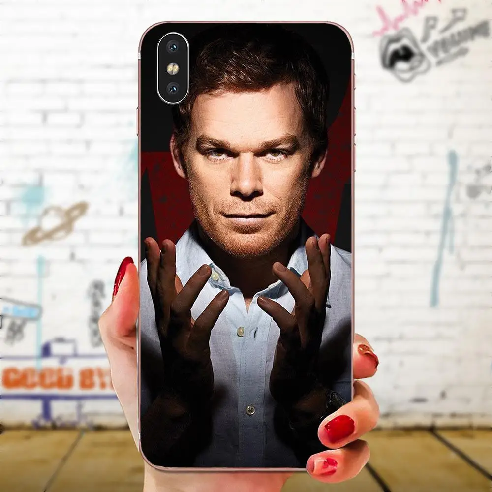 ТПУ чехлы Fundas Мода Dexter Давид Фишер для samsung Galaxy Note 5 8 9 S3 S4 S5 S6 S7 S8 S9 S10 5G mini Edge Plus Lite |