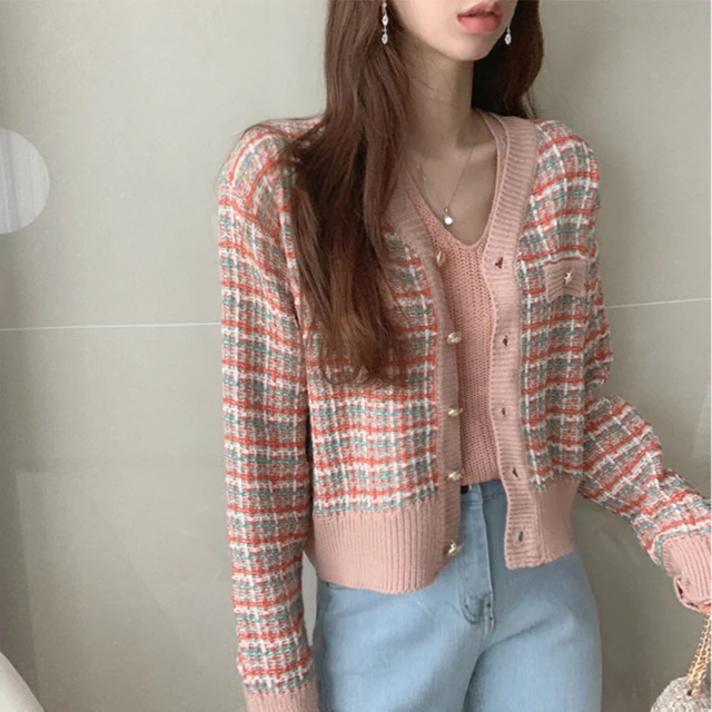 Simple Vintage Korea Sweater Fashion 2021 New Ladies Knitting Cardigan Sweater Female Coat Jersey Mujer Women's Clothing EK50MY
Simple Vintage Korea Sweater Fashion 2021 New Ladies Knitting Cardigan Sweater Female Coat Jersey Mujer Women's Clothing EK50MY