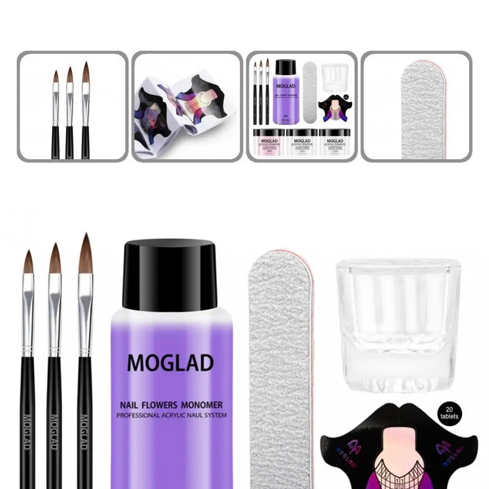 Acrylic Nail Kit with Nail File Multi-purpose Long Lasting Nail Acrylic Glitter Powder Kit
Acrylic Nail Kit with Nail File Multi-purpose Long Lasting Nail Acrylic Glitter Powder Kit