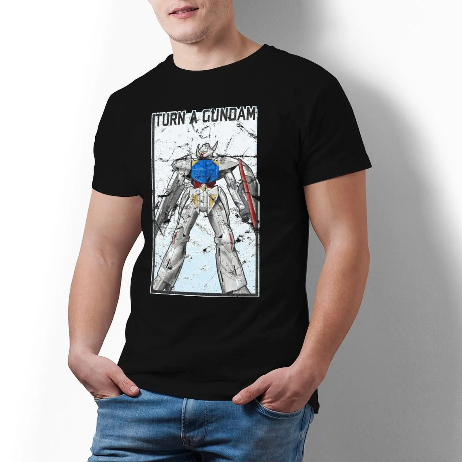 Bandai Gundam Turn A Gundam T Shirt Anime Big Streetwear T-Shirt Print 100 Cotton Tshirt Male
Bandai Gundam Turn A Gundam T Shirt Anime Big Streetwear T-Shirt Print 100 Cotton Tshirt Male