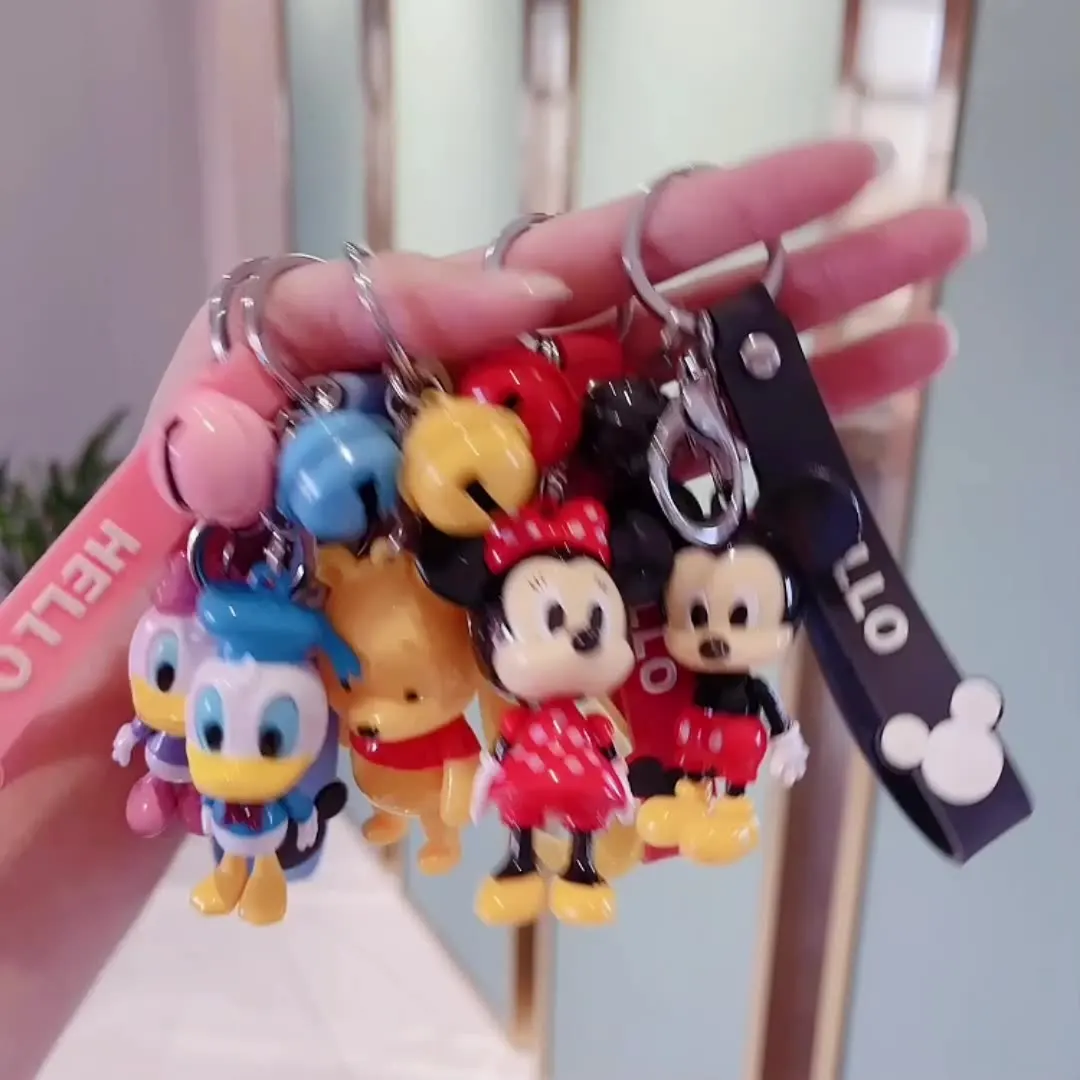 Disney's New Cute Mickey Minnie Keychain Rice Car Bag Key Chain Pendant Birthday Gift
Disney's New Cute Mickey Minnie Keychain Rice Car Bag Key Chain Pendant Birthday Gift
