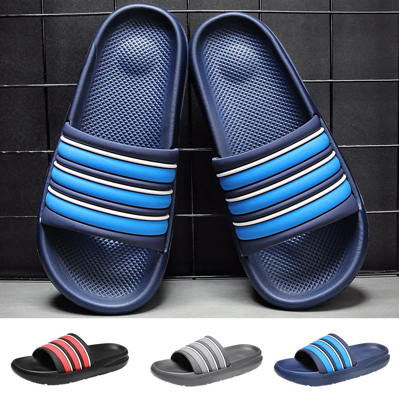 Men's Slippers EVA Men Shoes Women Couple Flip Flops Soft Stripes Casual Summer Male Chaussures Femme Slides
Men's Slippers EVA Men Shoes Women Couple Flip Flops Soft Stripes Casual Summer Male Chaussures Femme Slides