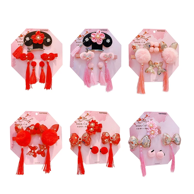 Baby Girl Chinese Style Headwear Girls Lace High Stretch Hair Balls Bow Hairpins New Year Gift Princess Hair Band
Baby Girl Chinese Style Headwear Girls Lace High Stretch Hair Balls Bow Hairpins New Year Gift Princess Hair Band