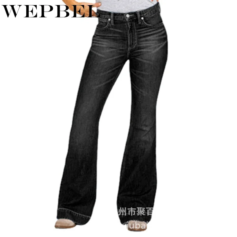 WEPBEL Women Sexy High Waist Denim Pants Ladies Elegant Skinny Jeans Female Slim Fit Flare Trousers
WEPBEL Women Sexy High Waist Denim Pants Ladies Elegant Skinny Jeans Female Slim Fit Flare Trousers