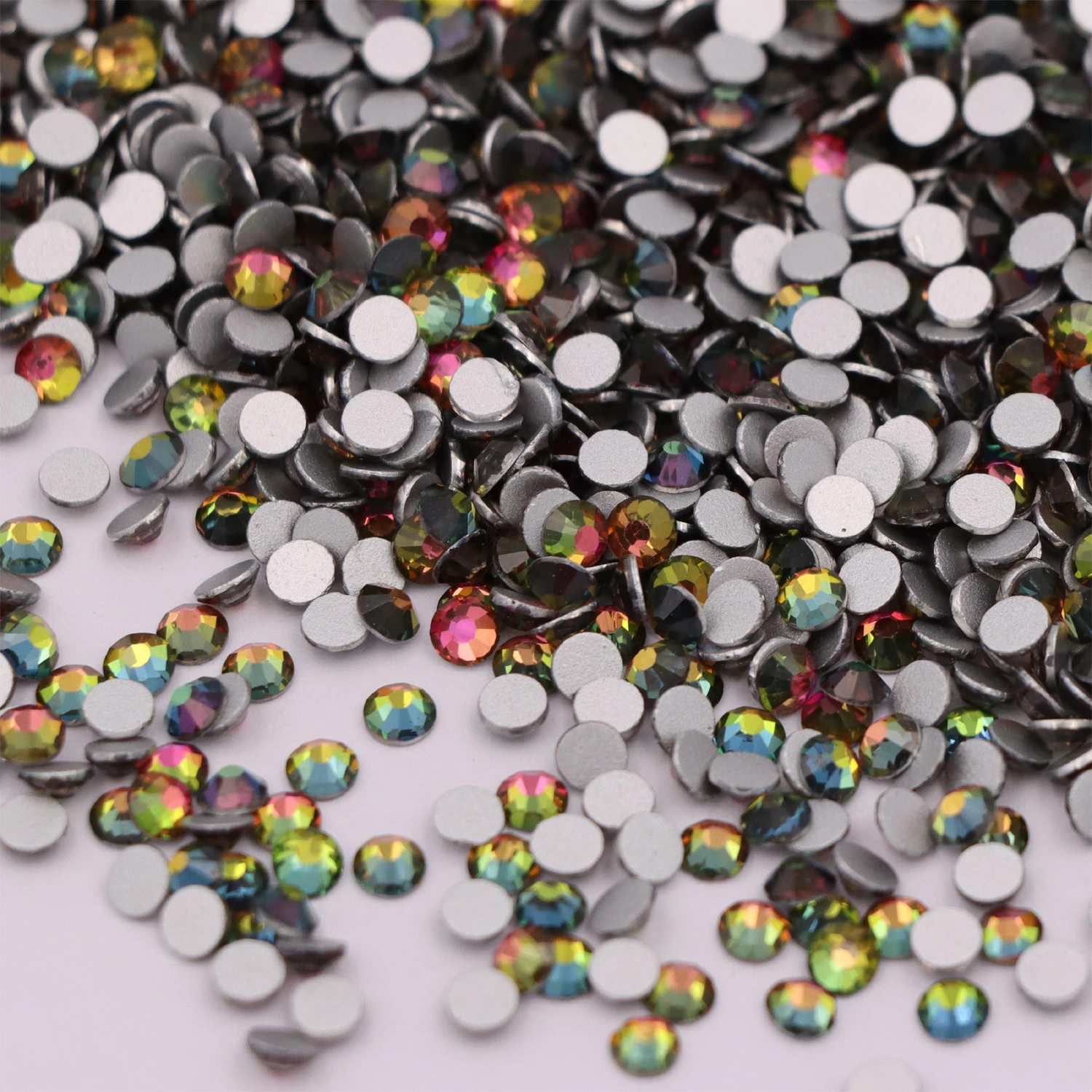 Rainbow Flat Back Nail Art Glue On Rhinestones / Non Hotfix Crystals High Quality ss3-ss34
Rainbow Flat Back Nail Art Glue On Rhinestones / Non Hotfix Crystals High Quality ss3-ss34