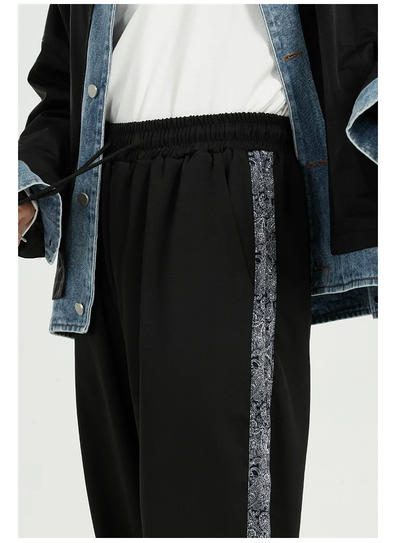 Male Women Streetwear Hip Hop Pants Joggers Sweatpants Trousers Men Side Splice Pattern Elastic Waist Straight Casual Pant
Male Women Streetwear Hip Hop Pants Joggers Sweatpants Trousers Men Side Splice Pattern Elastic Waist Straight Casual Pant