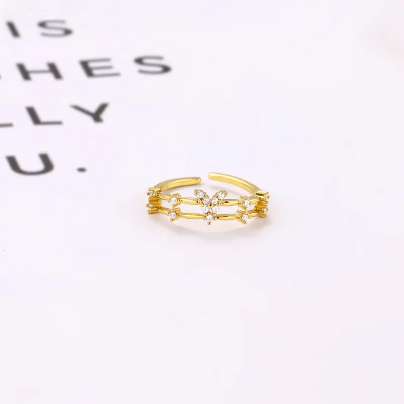 VENTFILLE Fashion Zircon Inlaid Double Butterfly Ring Ladies Simple And Versatile Index Finger Ring Jewelry Gift For Girlfriends
VENTFILLE Fashion Zircon Inlaid Double Butterfly Ring Ladies Simple And Versatile Index Finger Ring Jewelry Gift For Girlfriends