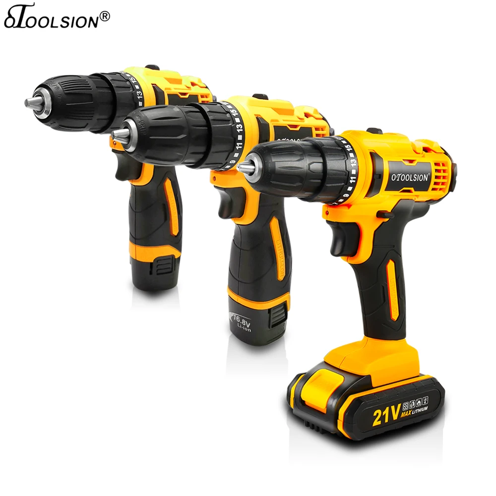 Шуруповерт OTOOLSION аккумуляторный, 12 В, 16,8 в, 21 в, с аккумулятором 1500 мА · ч
Шуруповерт OTOOLSION аккумуляторный, 12 В, 16,8 в, 21 в, с аккумулятором 1500 мА · ч
