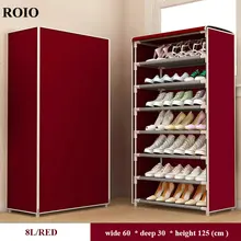 Multilayer Simple Shoe Cabinet Space Saving Nonwoven Shoe Storage Organizer Shelf Stand Holder Furniture Home Entryway Shoe Rack