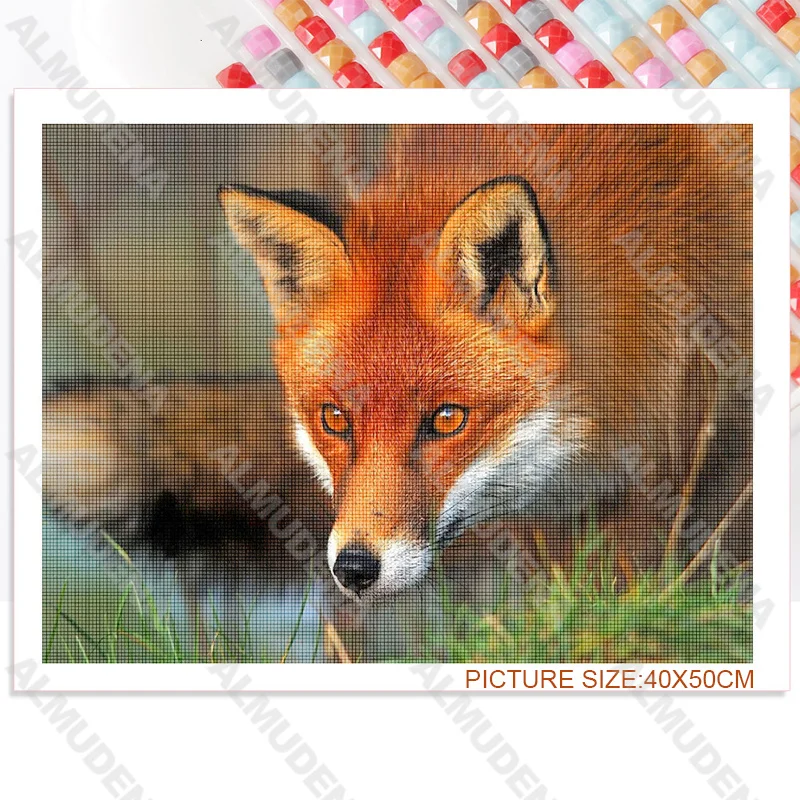 Diy Diamond Painting Animal Red Fox Nordic Style Full Diamond Handmade Dot Inlaid Diamond Bedroom Living Room Sticker Wall
Diy Diamond Painting Animal Red Fox Nordic Style Full Diamond Handmade Dot Inlaid Diamond Bedroom Living Room Sticker Wall