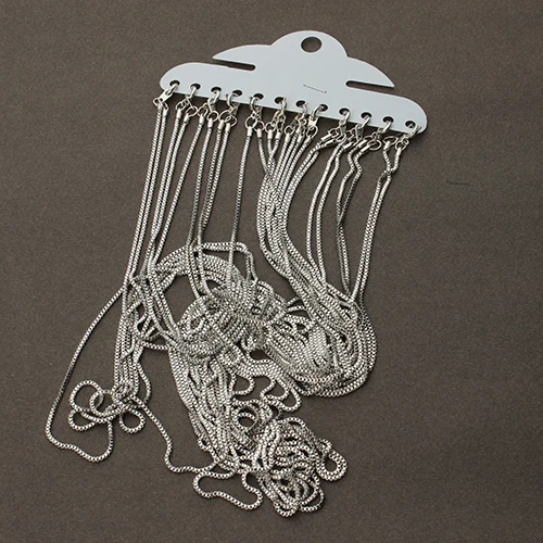 10pcs/lot Rhodium Color Metal Link Chain Wider 1.2mm with Lobster Clasps for DIY Necklace Bracelets Jewelry Making Finding
10pcs/lot Rhodium Color Metal Link Chain Wider 1.2mm with Lobster Clasps for DIY Necklace Bracelets Jewelry Making Finding