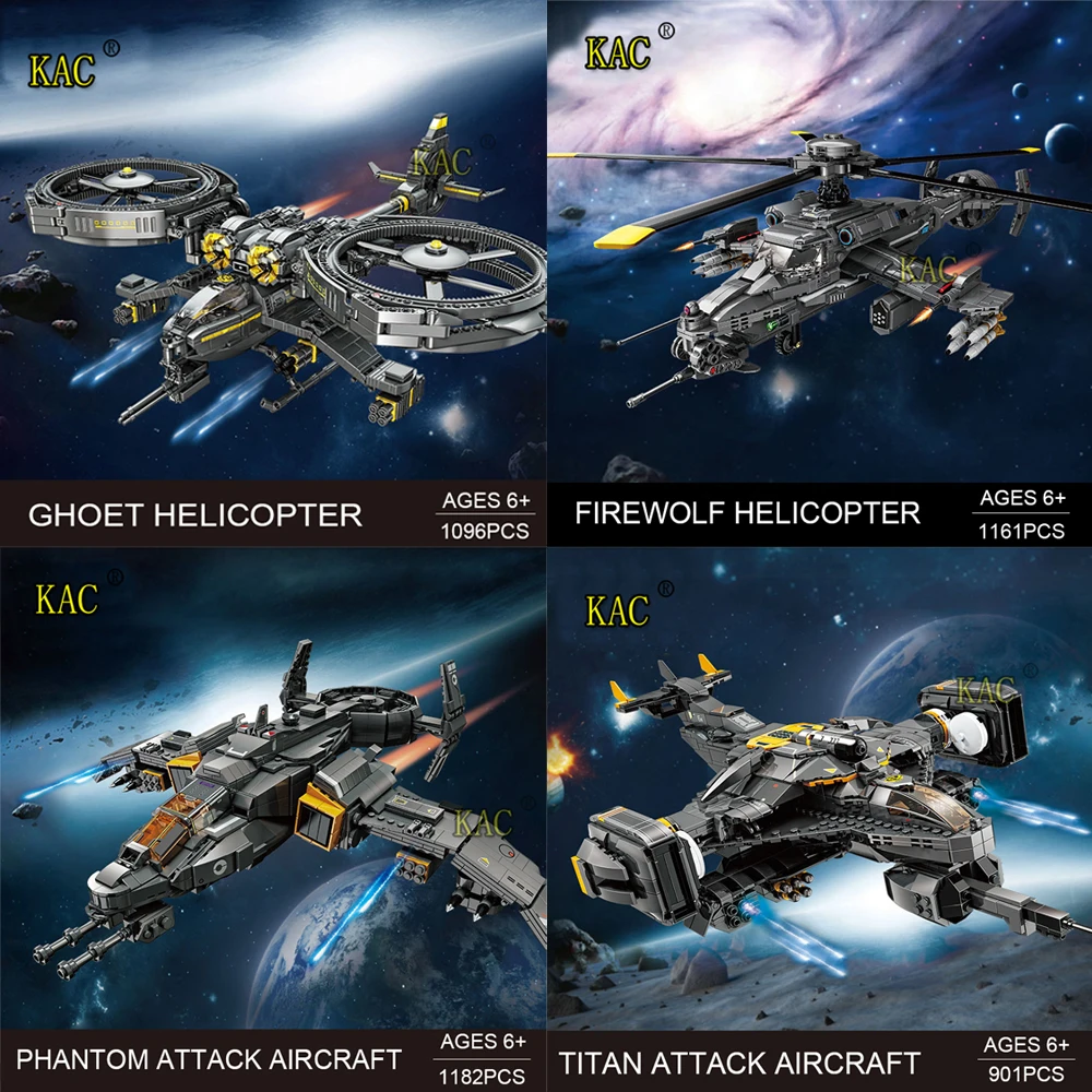 Space wars Science fiction combat aircraft blocks Military Weapons Cosmic War bricks Children toys for boy tech build blocks
Space wars Science fiction combat aircraft blocks Military Weapons Cosmic War bricks Children toys for boy tech build blocks